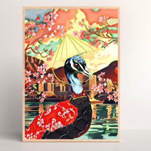 Blossom Samurai Peacock