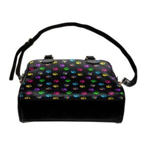 Colorful Cat Paw Pattern Handbag