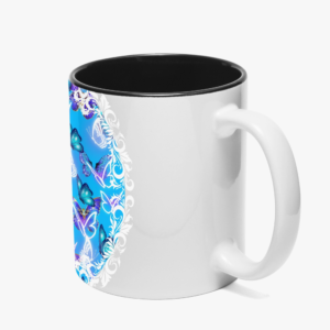 Glowing Butterfly Ceramic Mug