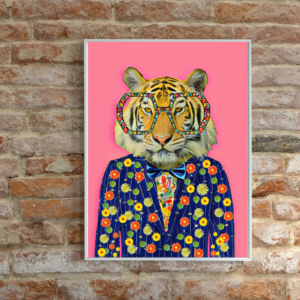 Fancy Tiger Fashion Printable