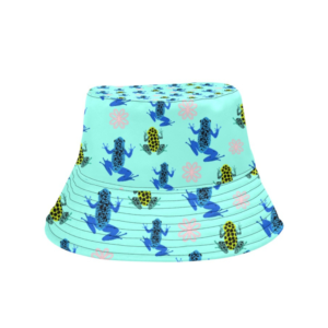 Neon Frog Twill Men Bucket Hat