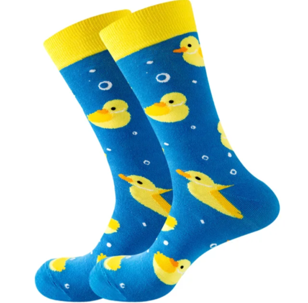 Happy Duck Unisex Thick Long Socks