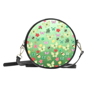 Blossom Green Butterfly Crossbody Bag