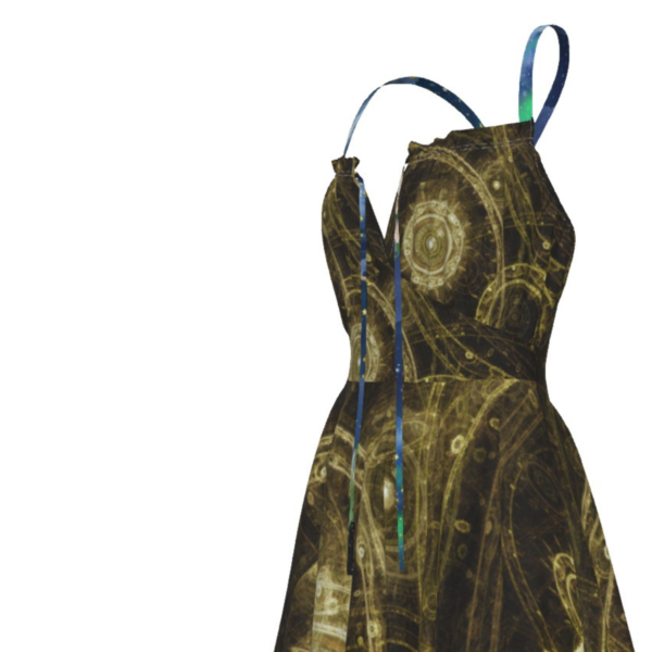 Women's Slip Dress Mechanical Steampunk