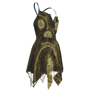 Women's Slip Dress Mechanical Steampunk