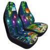 Starry Night Fairies Lilly Flowers Car Seat Covers – 2PCS