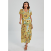 van goh sunflower dress yellow fuse2times