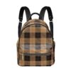 Tartan Pattern Print Casual Backpack for Women