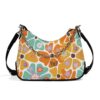 Retro Abstract Daisy Flower Lady Shoulder Bag FRONT