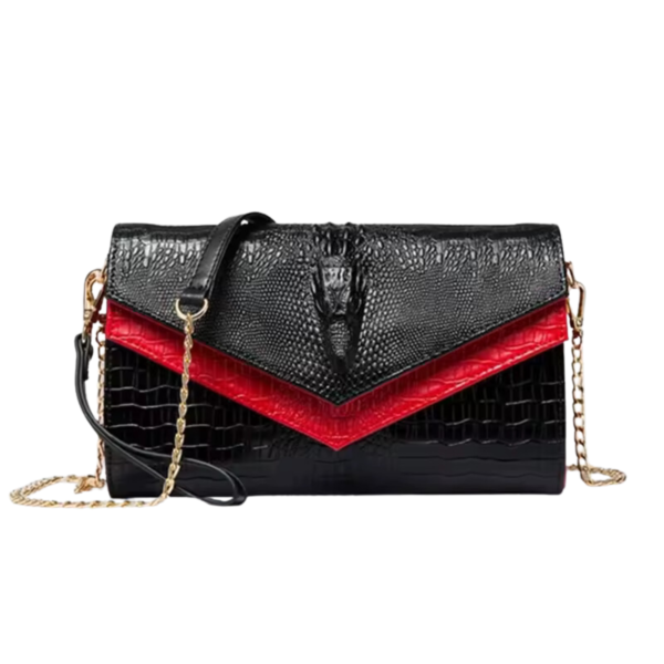 Alligator Vintage Leather Ladies Clutch Bag