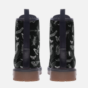 Insects Nature Bugs Vegan Combat Boots