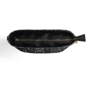 Black Cat Cute Pattern Bucket Shoulder Bag