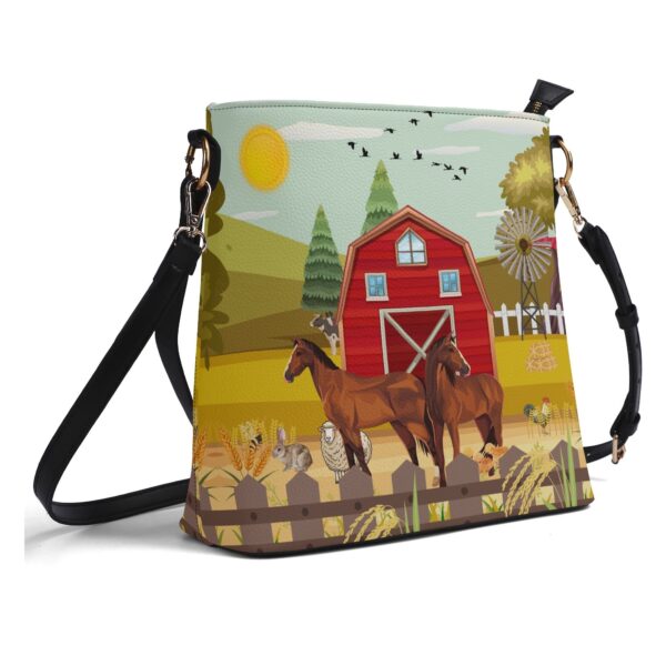 Farmer Animal Lover Bucket Shoulder Bag