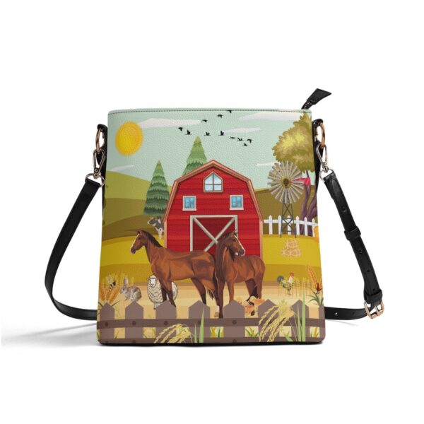 Farmer Animal Lover Bucket Shoulder Bag